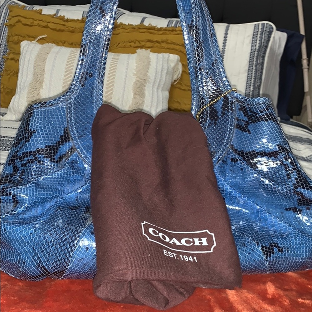 Coach Snake Skinned Purse
